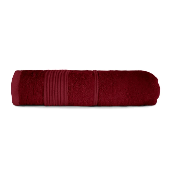 Ręcznik bamboo Moreno 50x90 kolor burgund