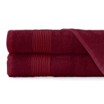 Ręcznik bamboo Moreno 50x90 kolor burgund