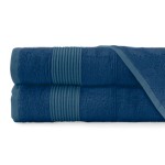 Ręcznik bamboo Moreno 70x140 kolor błękit morski