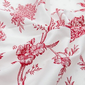 Pościel satyna bawełniana 220x200 Luxury Rose Blanc