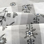 Pościel bawełniana 180x200 Paisley Calm szara i niebieska, Cottonlove