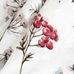 Pościel bawełniana 160x200 Soft Meadow biała w kolorowe wiosenne kwiaty, Cottonlove