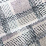 Poszewka dekoracyjna bawełniana 40x40 Grid szara klasyczna krata, Cottonlove