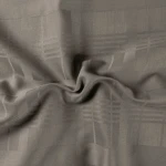 Pościel satyna bawełniana 220x200 Exclusive Marsela Grey, szara w kratkę