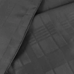 Pościel satyna bawełniana 180x200 Exclusive Marsela Anthracite, ciemno szara w kratkę