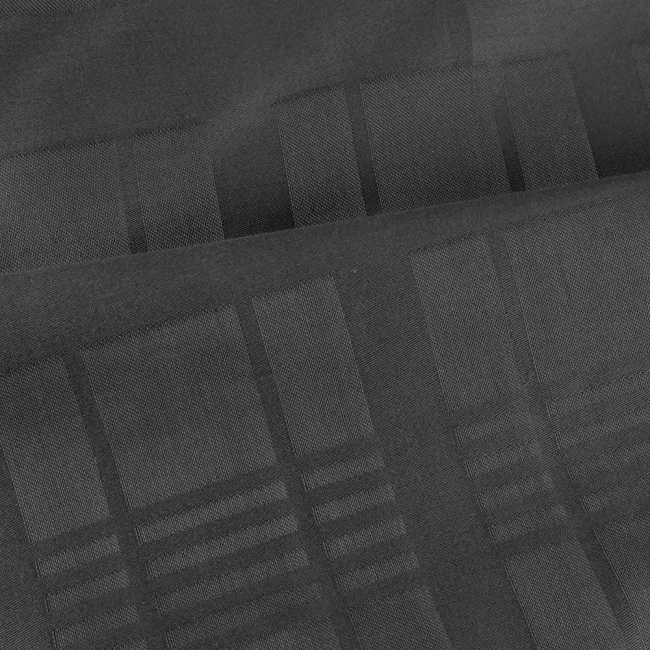 Pościel satyna bawełniana 180x200 Exclusive Marsela Anthracite, ciemno szara w kratkę