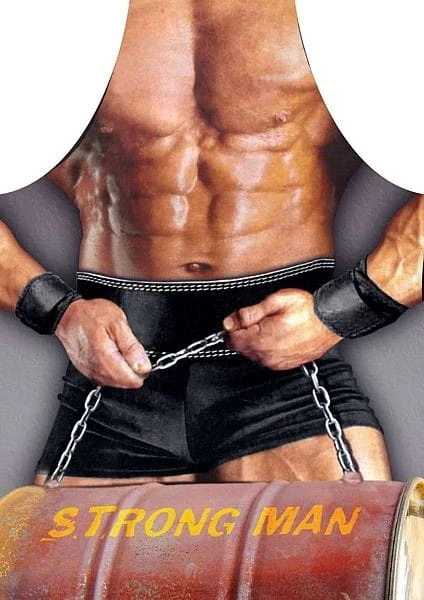  Zabawny fartuszek kuchenny 50x70 cm strongman 