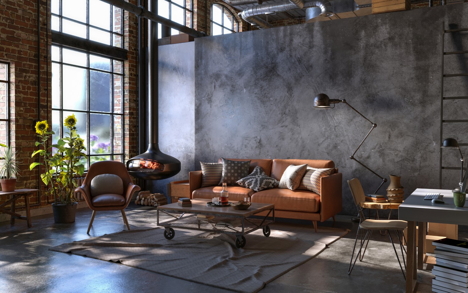 salon loft industrial