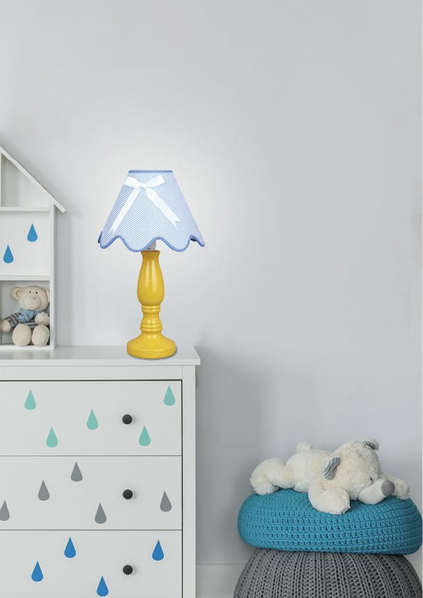 Lampa nocna Lola Żółto – Niebieska, Candellux